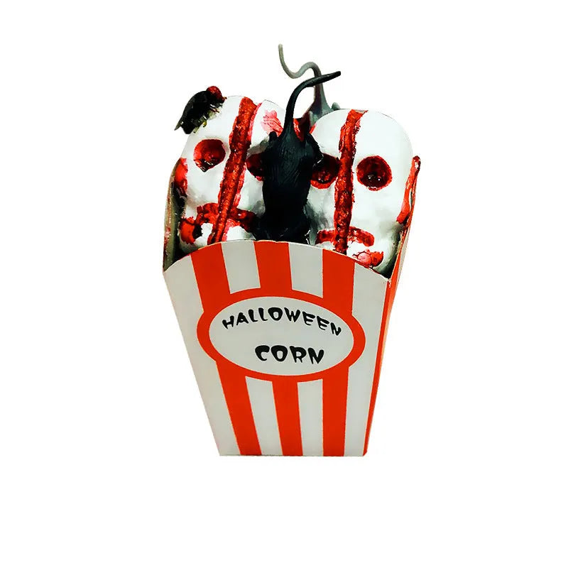 Foam Halloween skull hanging decor in purple colour on white background