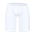 Men's solid colour mesh home shorts in knitted nylon fabric on a neutral background