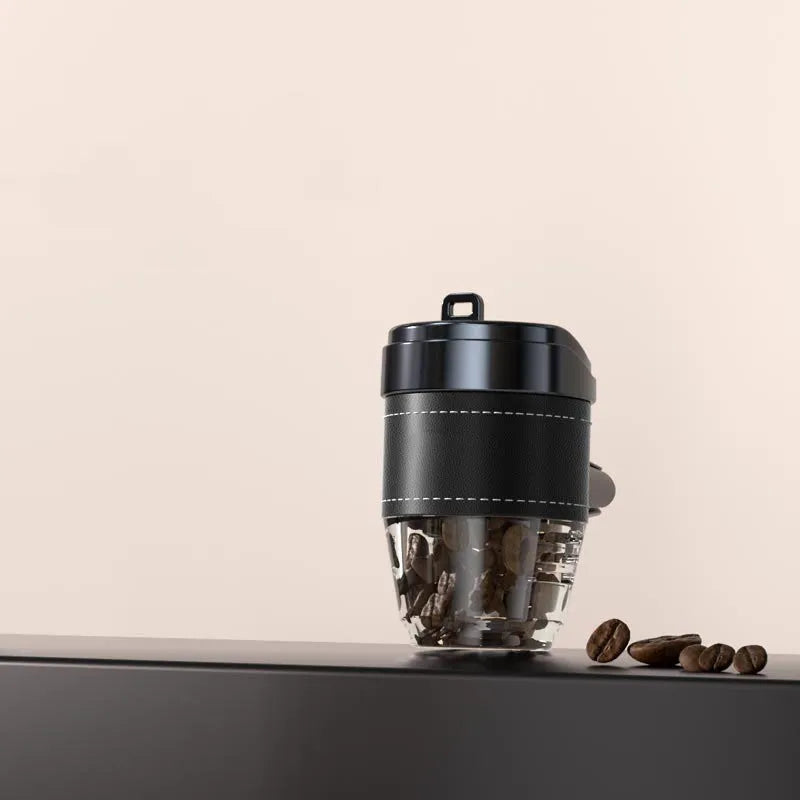 Coffee cup shaped car air freshener with solid coffee beans fragrance in choice of five colours