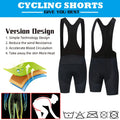 Men's black cycling shorts with breathable mesh and Lycra fabric for sports training