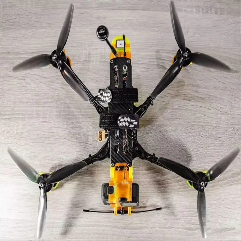 7-inch three-leaf crossing machine screw blade HQProp DP7X4X3 plastic RC propeller pair
