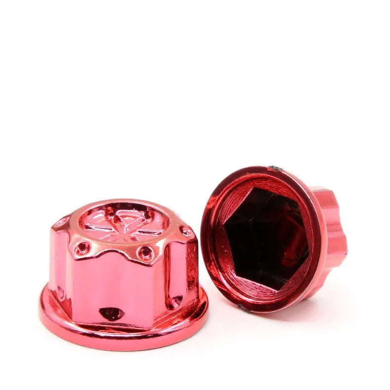 Set of 30 ABS plastic motorcycle screw covers in various colours for engine thread protection