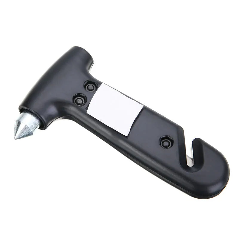 Black multifunctional two-in-one plastic automobile emergency escape hammer 13x7cm