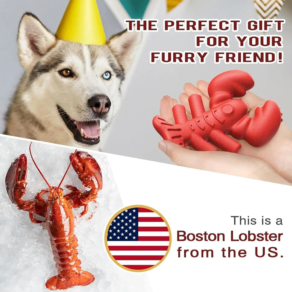 Large red durable nylon chew toy for aggressive chewing big dogs