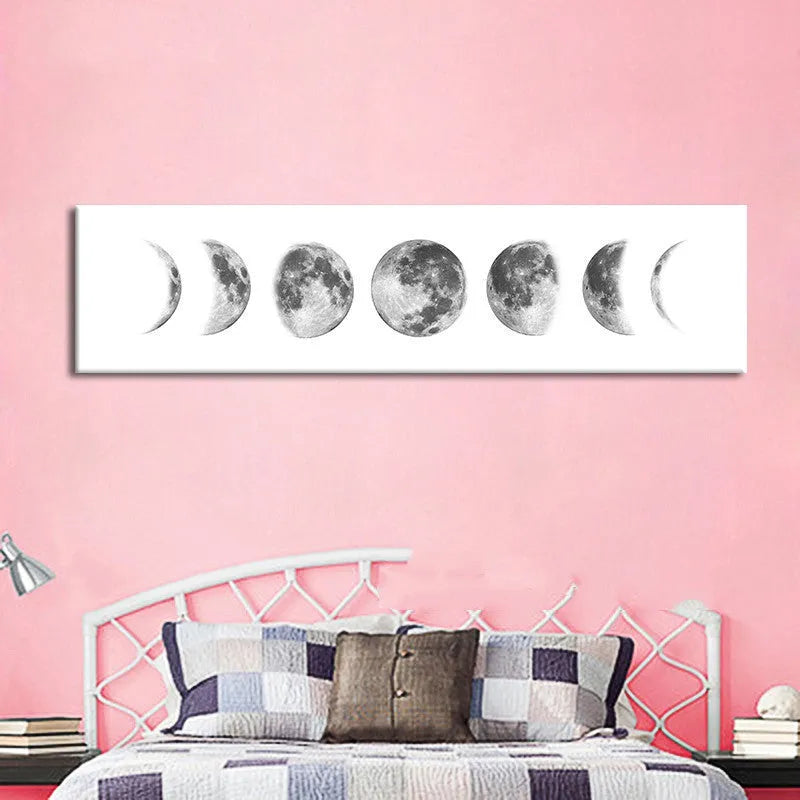 Full square diamond painting kit 40x120cm with rhinestones in black base colour for home decor
