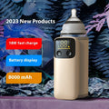 Baby bottle insulation cover with heating function and 8000mAh fast charging battery