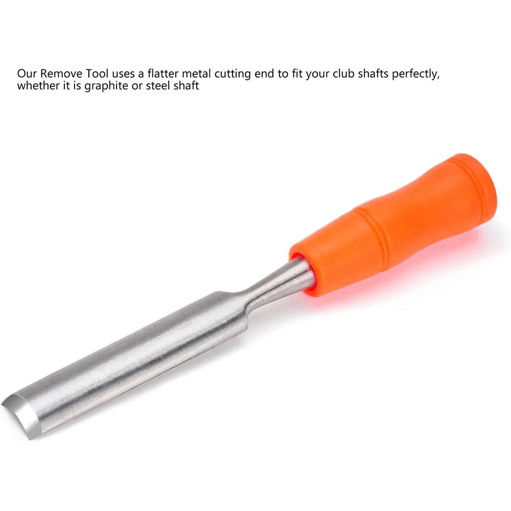 Golf club grip remover glue removal tool, available as 1 or 2 glue remover golf accessory