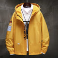 Hong Kong style jacket for men in 100% polyester, available in colours Black, White, Yellow, sizes M to 4XL