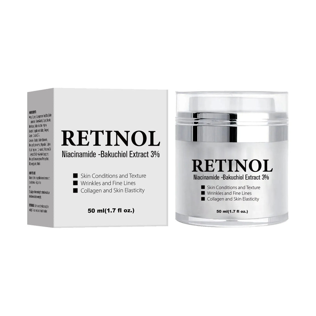 Retinol face cream 50ml for tender skin, whitening, moisturising and anti-wrinkle repair