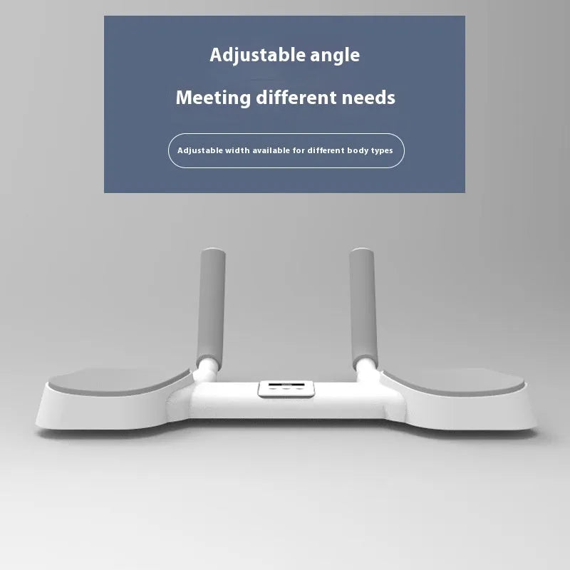 White household flat support trainer with alloy aluminium tube frame on a flat surface.