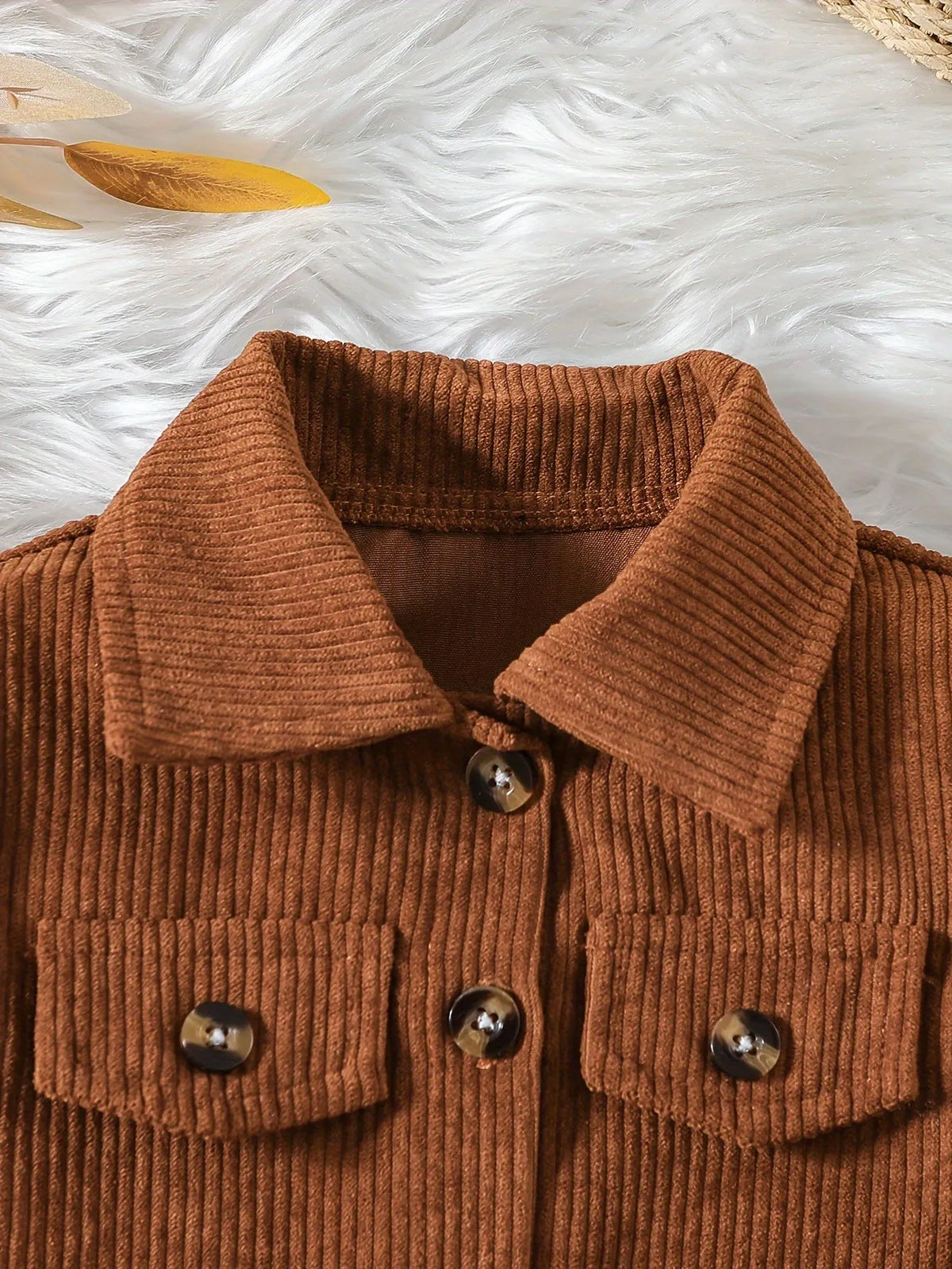 Girls' two-piece formal suit set with long-sleeve jacket and grenadine skirt in striped or solid colour
