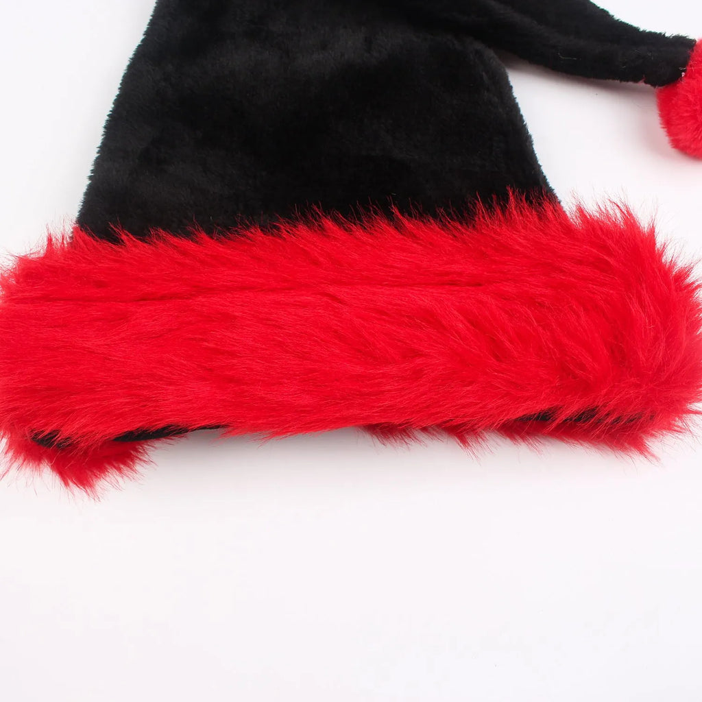 Plush thickened Christmas hat in European classical style with polyester fabric
