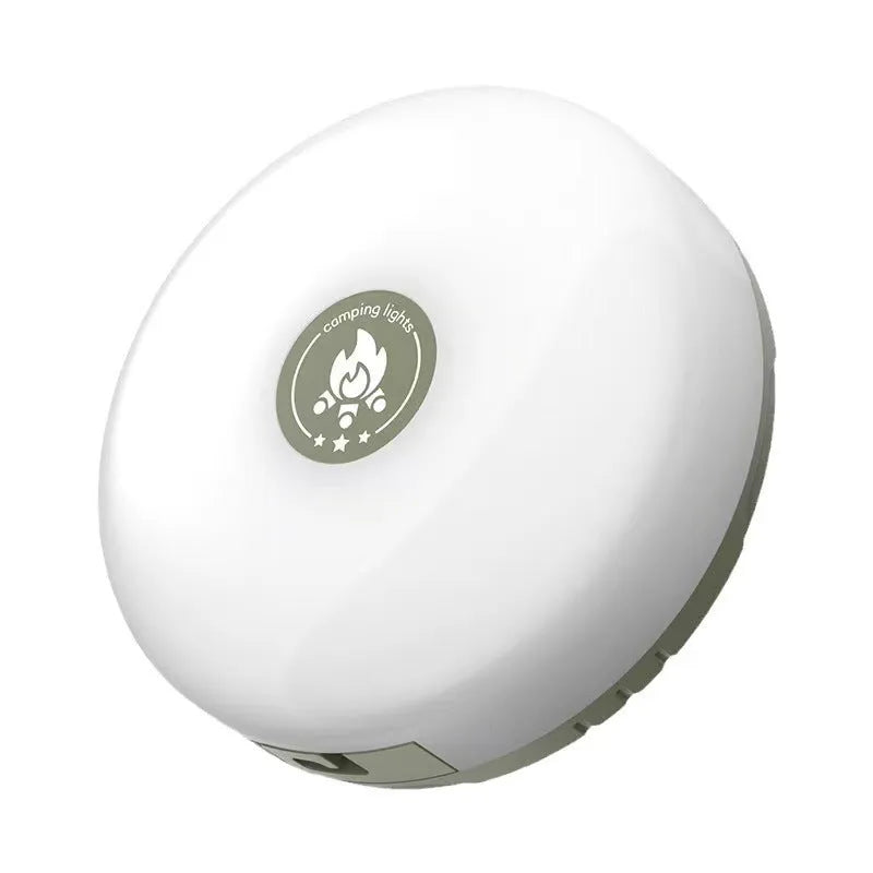 Charging multifunctional camping lantern with warm or colourful light, available in 8m, 10m, and 20m lengths.
