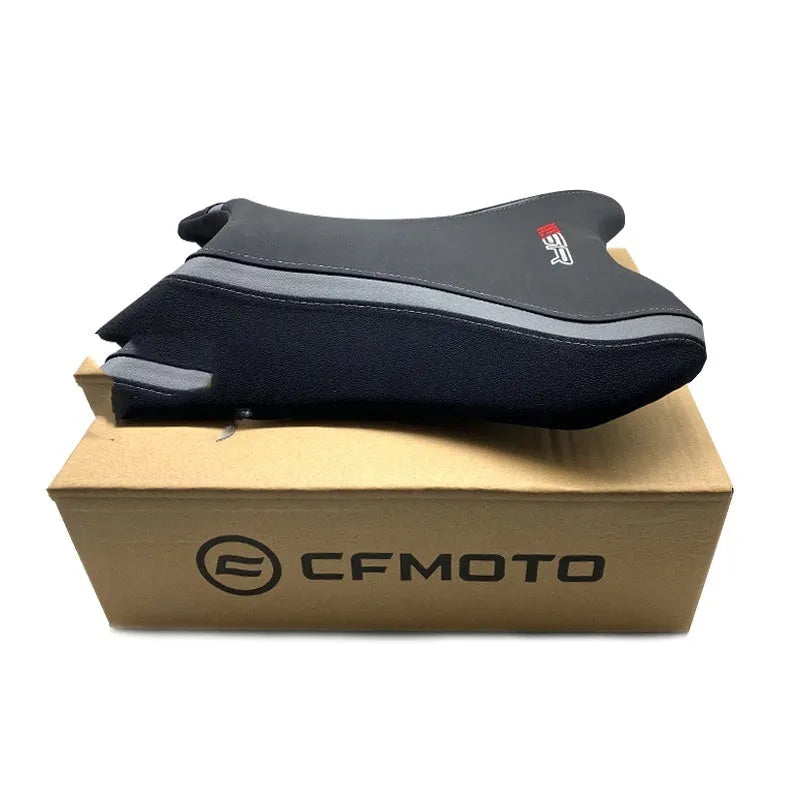 CFMOTO 450SR motorcycle rear seat cushion upgrade shown in speed grey colour