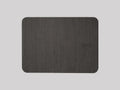 5W wooden wireless charger with ABS and PU leather surface, Qi 1.1 compliant, black finish