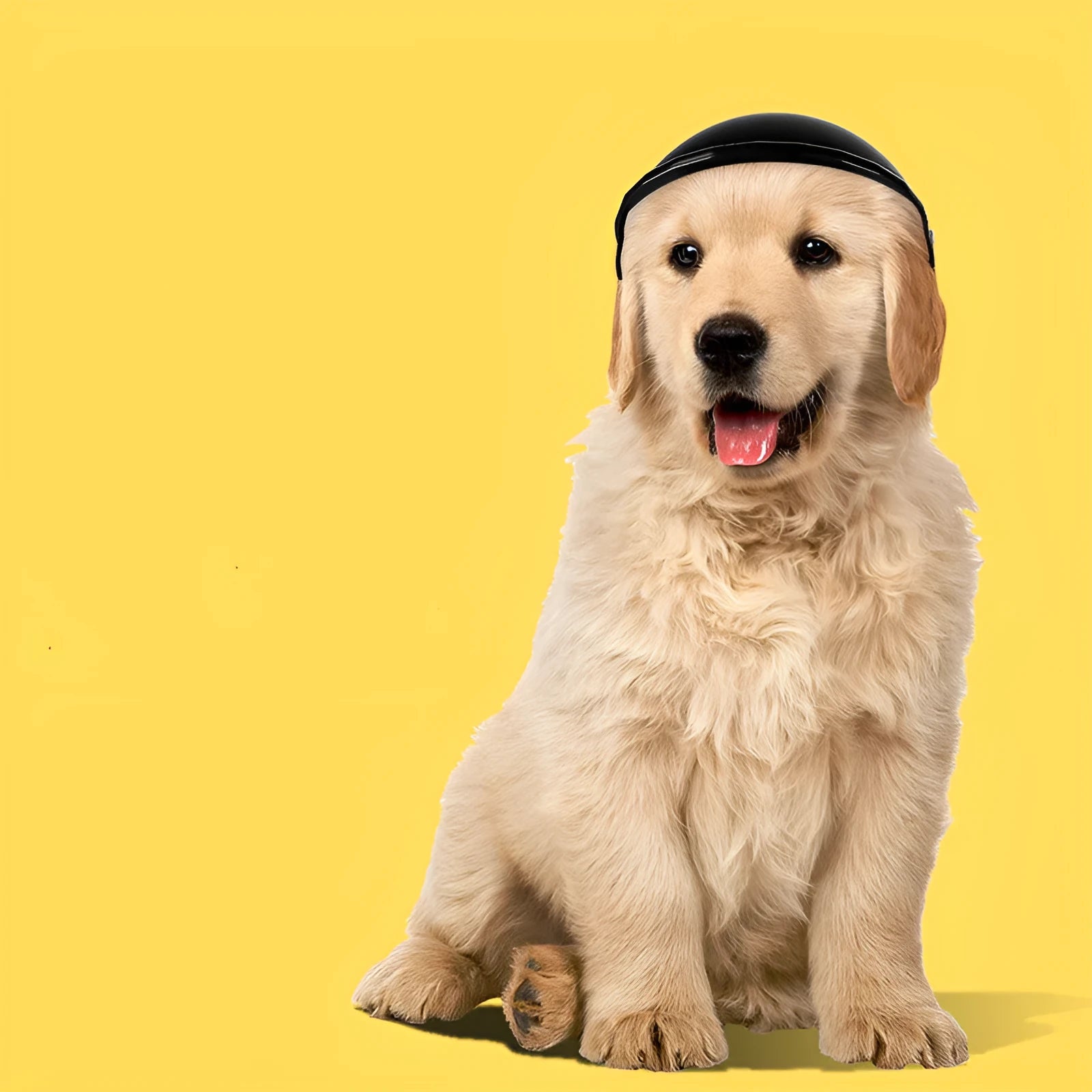 Small S size plastic pet motorcycle safety helmet in four colour options
