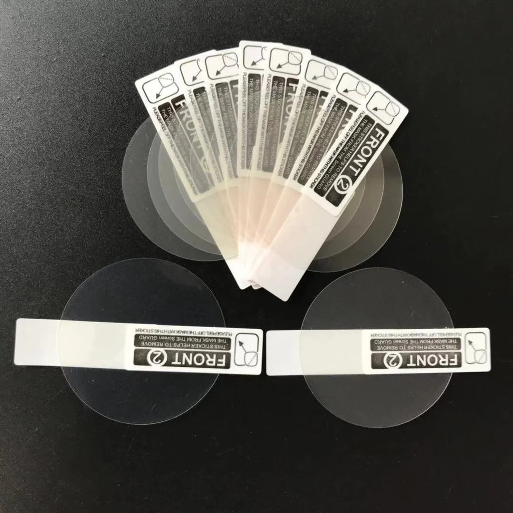 Three transparent PET screen protector films for Ticwatch 2 smart watch with matte finish