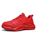 Casual fly knit sneakers with Chinese dragon design, microfibre upper, and rubber sole