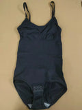 Plus size nylon one-piece shaping underwear in black with hip lifting and belly contracting function, adjustable fit