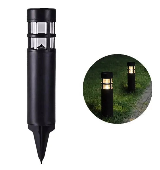 Solar garden lamp LED downlight 7.2 x 39.5cm outdoor lawn light with ground stake