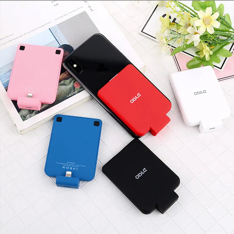 MP282P 4500mAh back clip battery power bank for iPhone Android USB-C in multiple colours