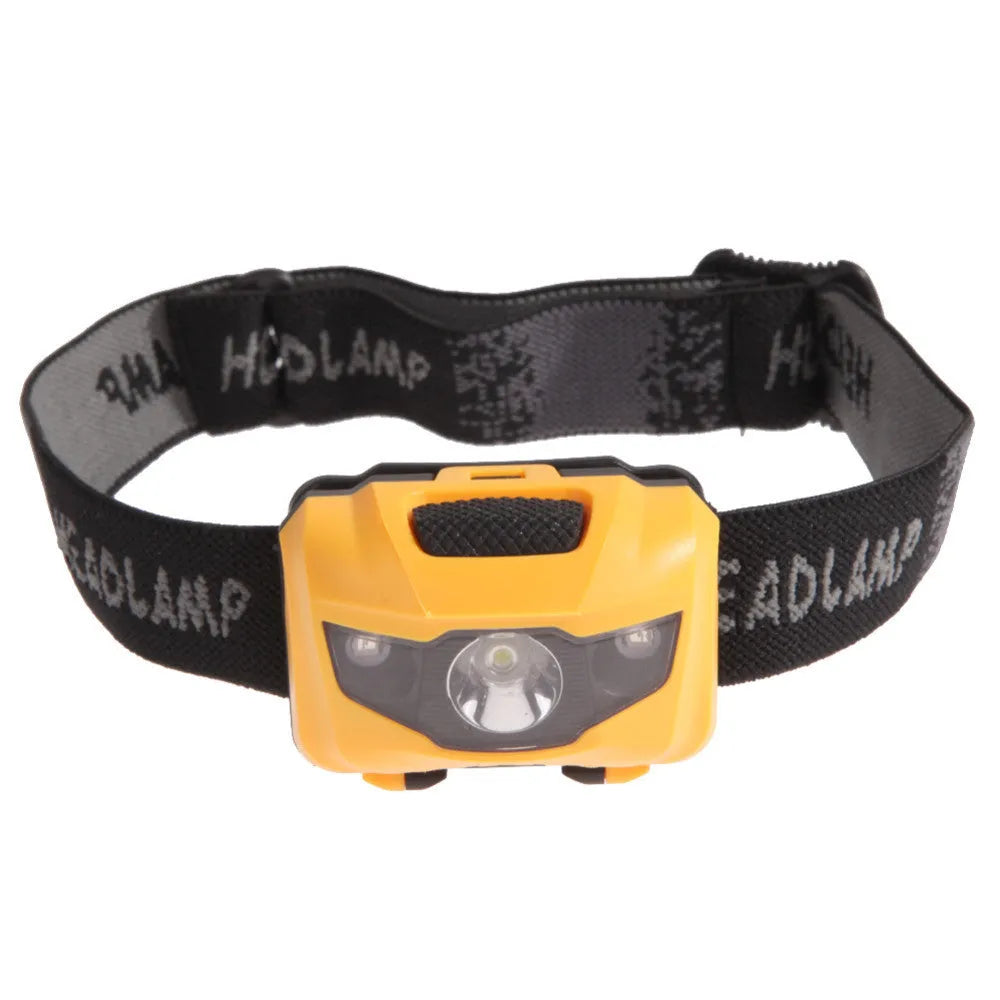 Cat Eye 2 Generation waterproof headlight with white and red LEDs for outdoor activities