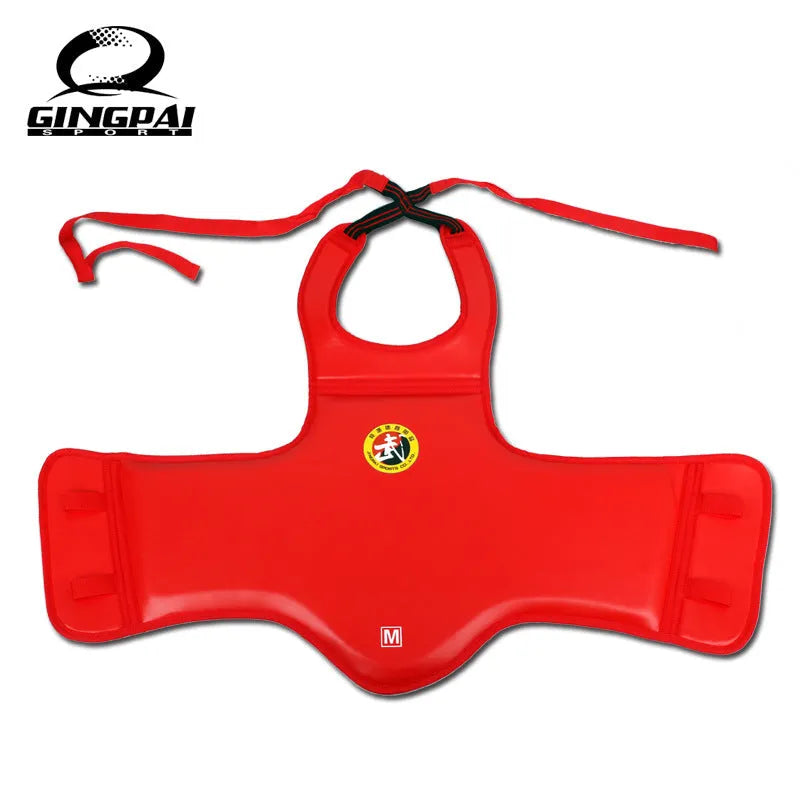 PU boxing helmet for fighting training in red, blue, or black colours available in S, M, L sizes