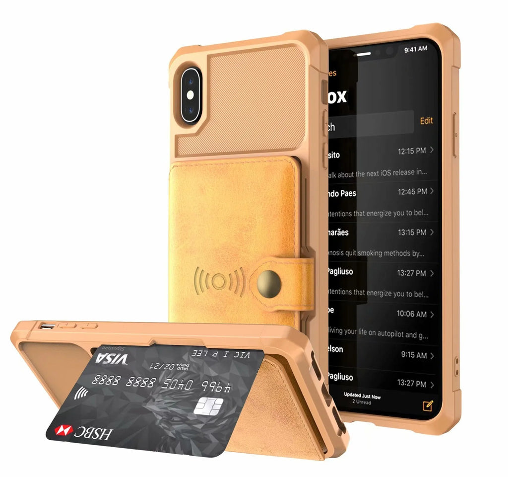 Slim black geometric pattern PU phone case showing raised edges protecting iPhone screen and camera