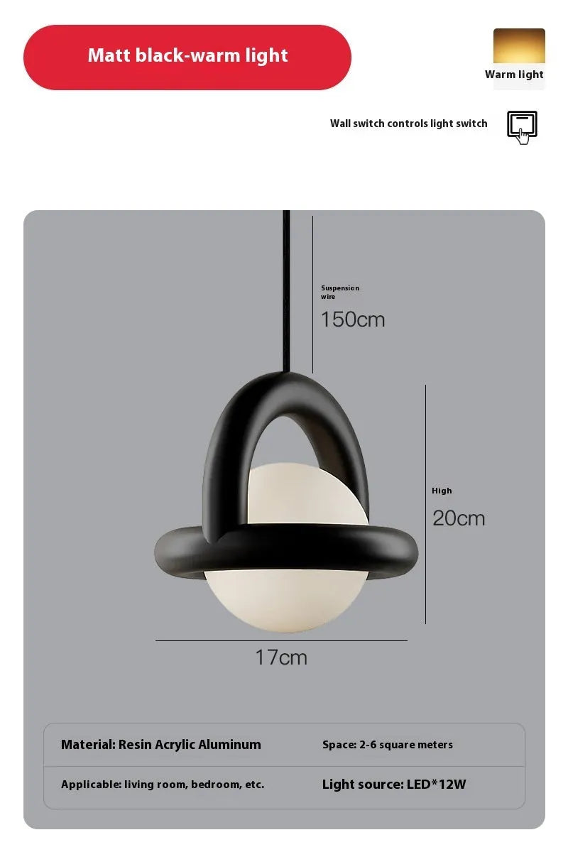 Danish designer hanging line pendant lamp in matte black mounted on a wall