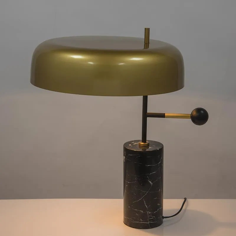 European style decorative table lamp with warm white light for bedroom or hotel use