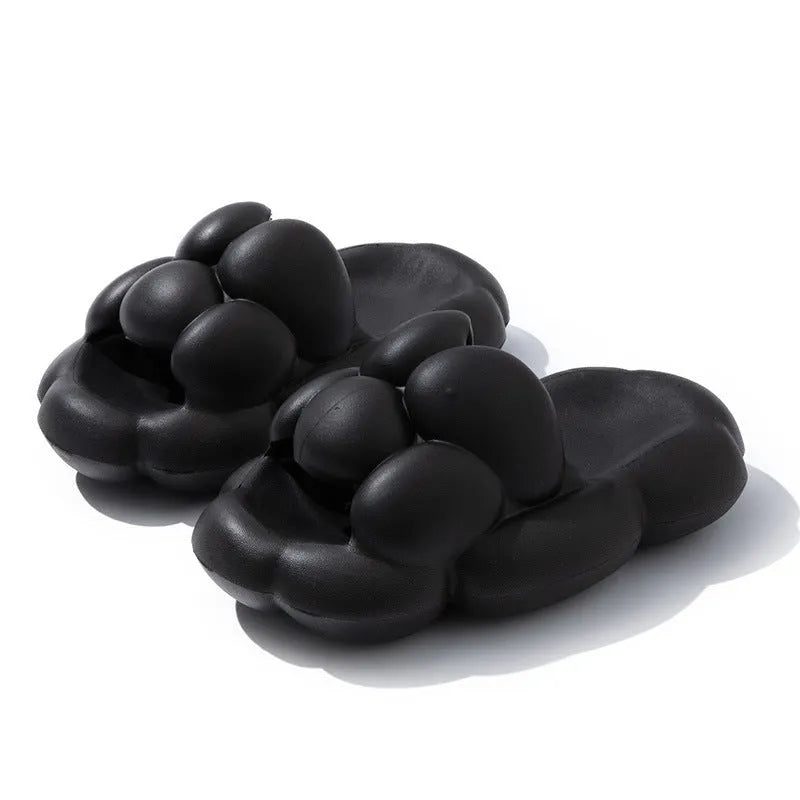 Thick sole EVA unisex sandals and slippers in black, blue, pink or white, sizes 36-45