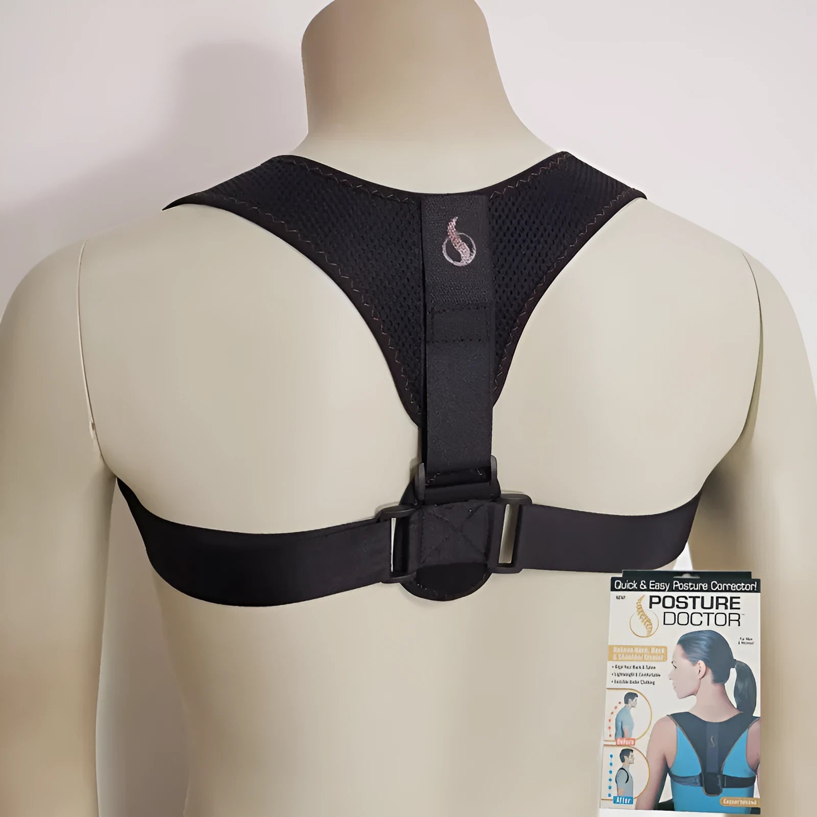 Adjustable composite cloth clavicular posture correction belt for shoulder and bunion support.