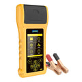 Autool BT760 digital vehicle battery tester with colour screen, test clips, and thermal printer.