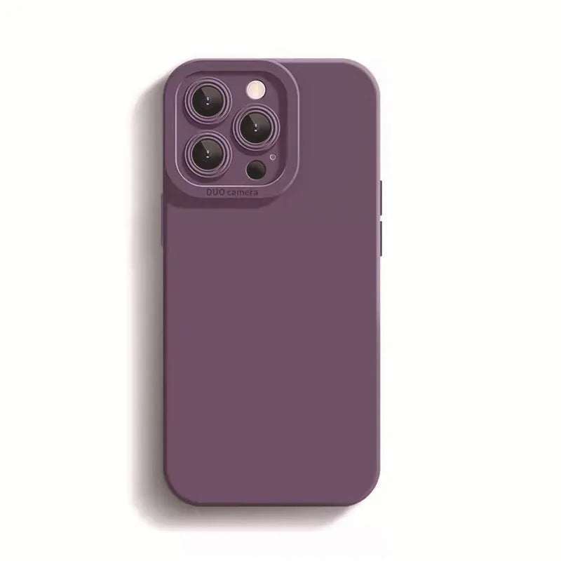 Soft shell Angel Eye TPU drop-resistant phone case in black for iPhone