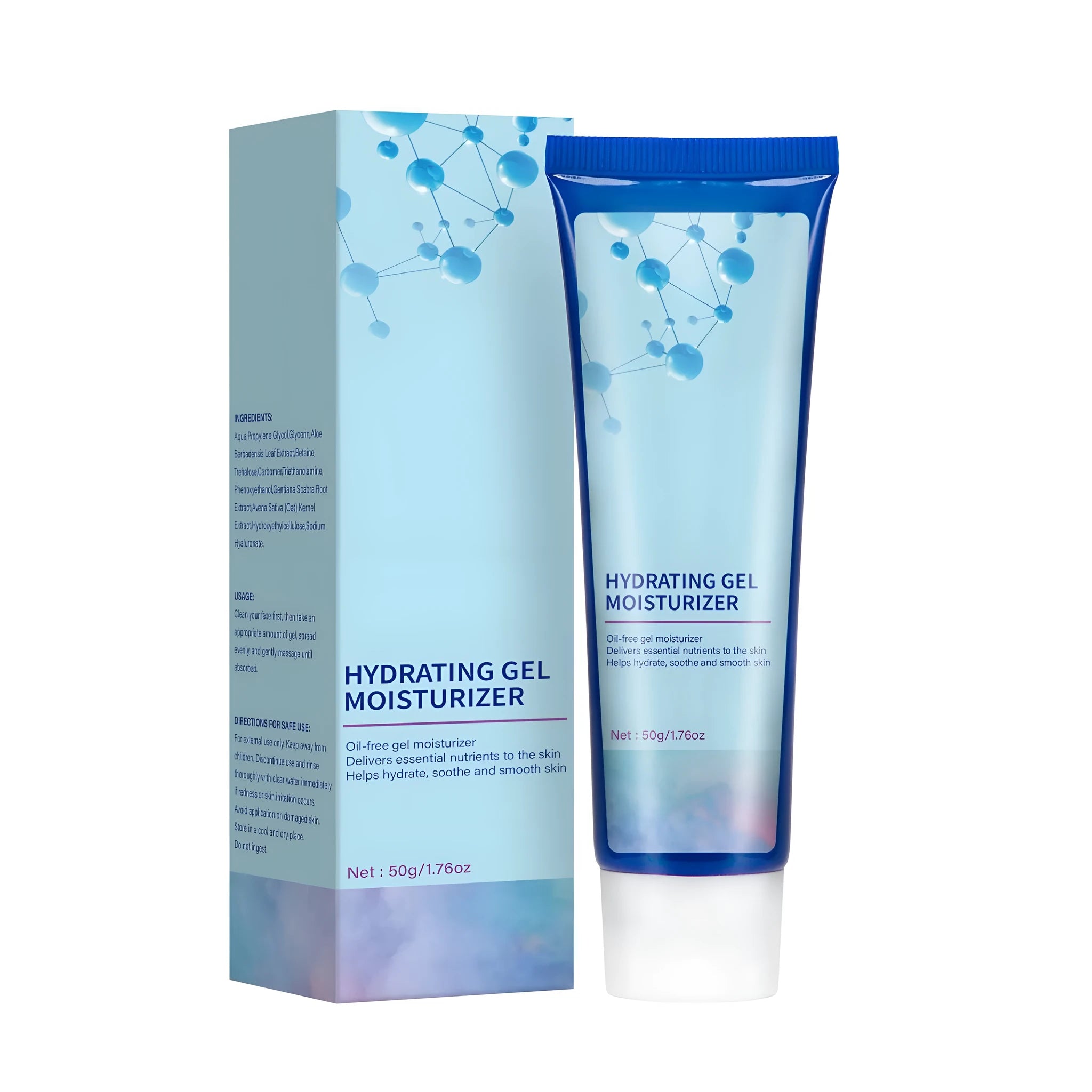 50g tube of clear electrolyte moisturising gel with FP-A032 colour classification