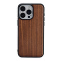 Walnut solid wood all-inclusive magnetic suction drop-resistant phone case for iPhone