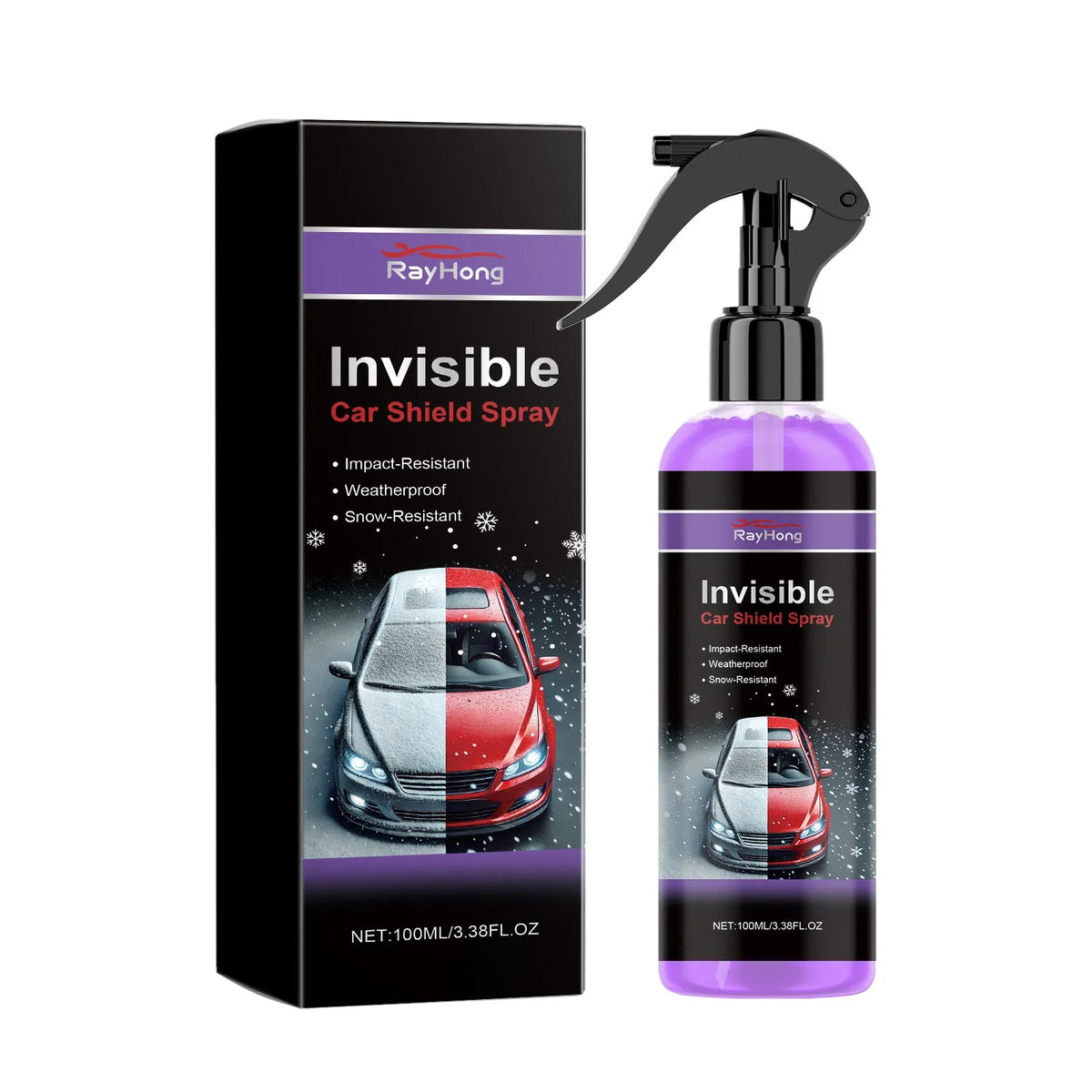 100ml car coating protective spray bottle for scratch-proof and gloss enhancement on automotive paint.