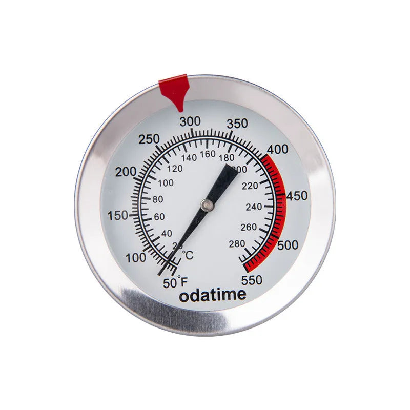 Pen type kitchen thermometer with long stainless steel probe and digital display.