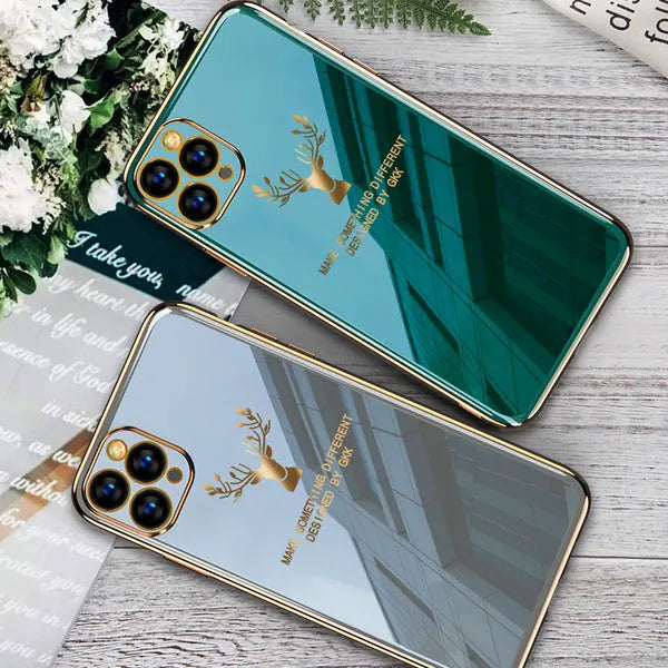 Black TPU full lens protection iPhone case showing camera coverage area