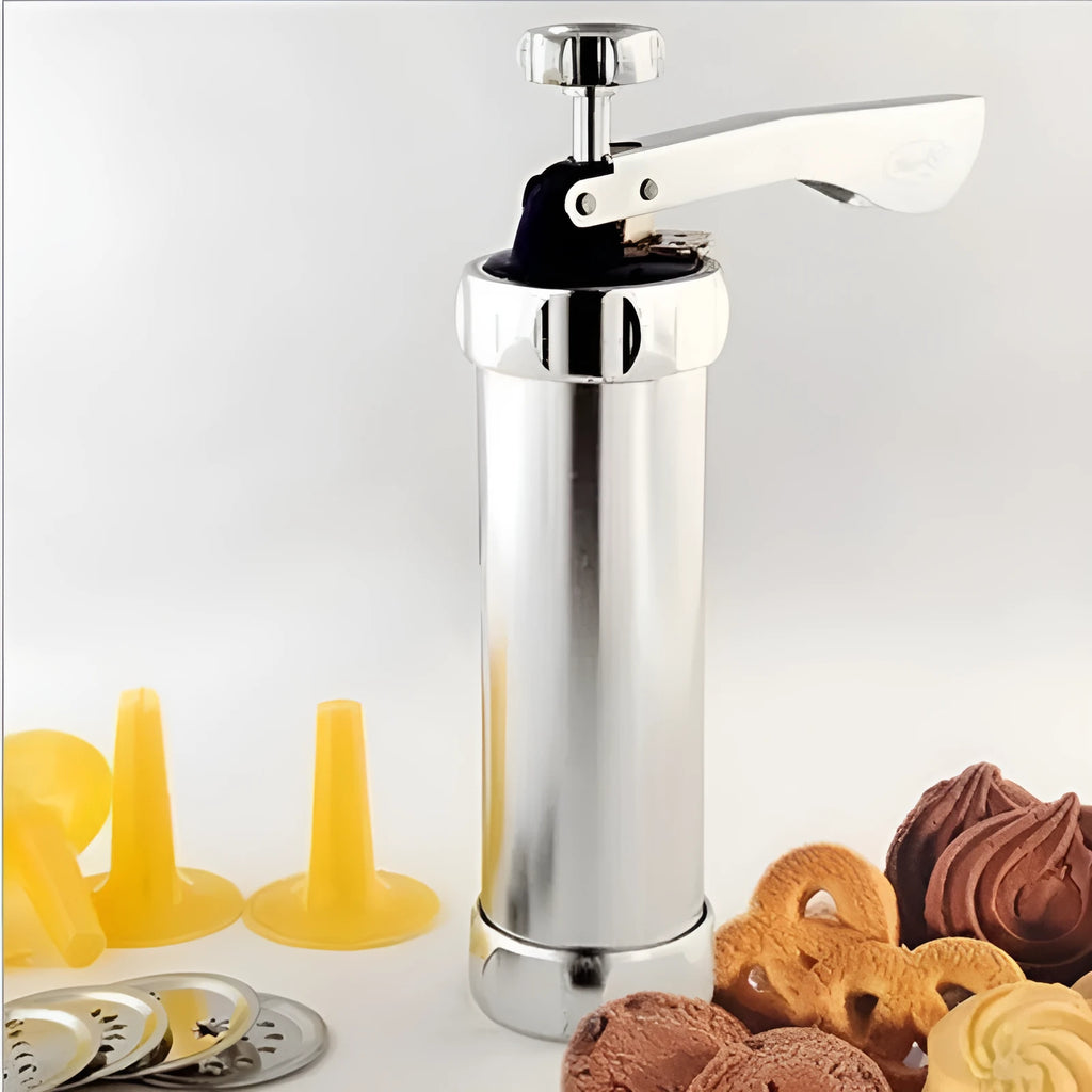 Stainless steel irregular biscuit mould decorating gun baking tool 22x15.5x6cm style 2098