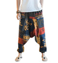 Konsiko 100% cotton harem trousers loose fit elastic waist in multiple colours