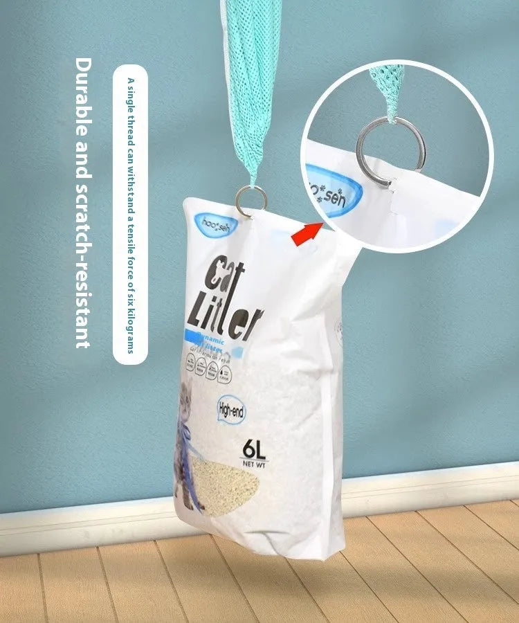 Fifth generation upgraded cat grooming bag with adjustable lift feature for pet bathing and nail trimming