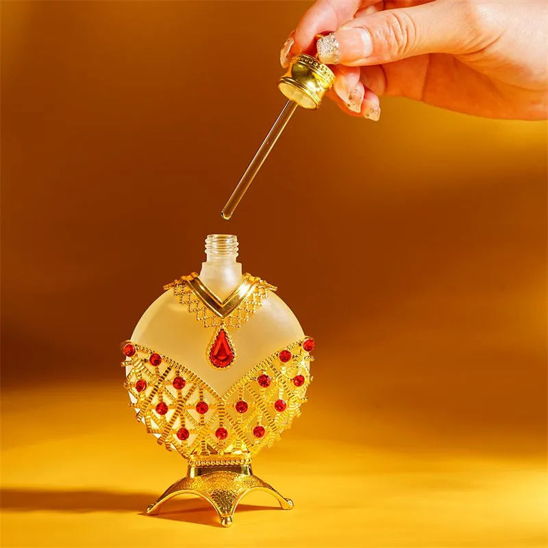 Concentrated perfume oil in decorative glass bottle, 12ml or 35ml, floral fragrance
