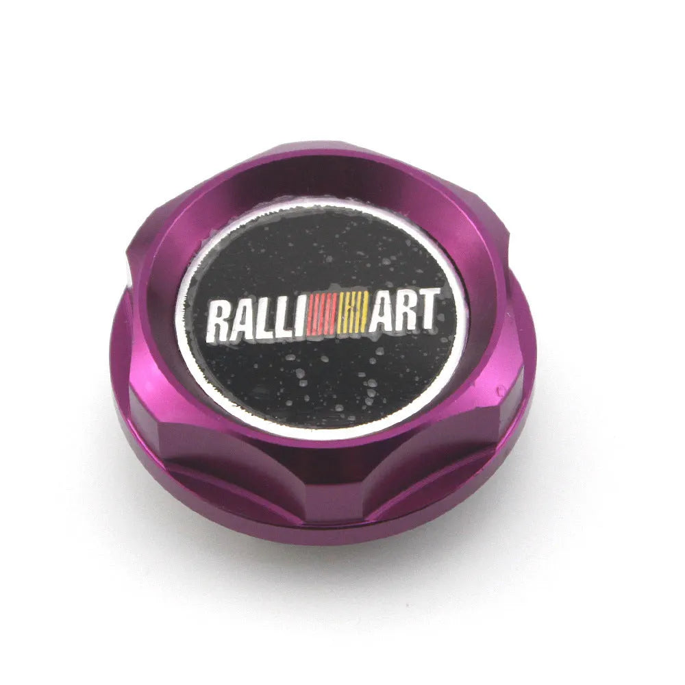Aluminium alloy oil filter cap for Mitsubishi cars in six colour options.