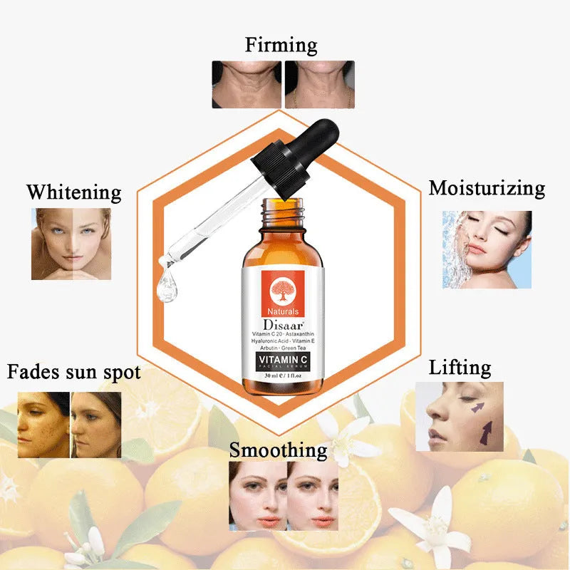 30ml Vitamin C serum liquid facial essence for brightening and softening skin