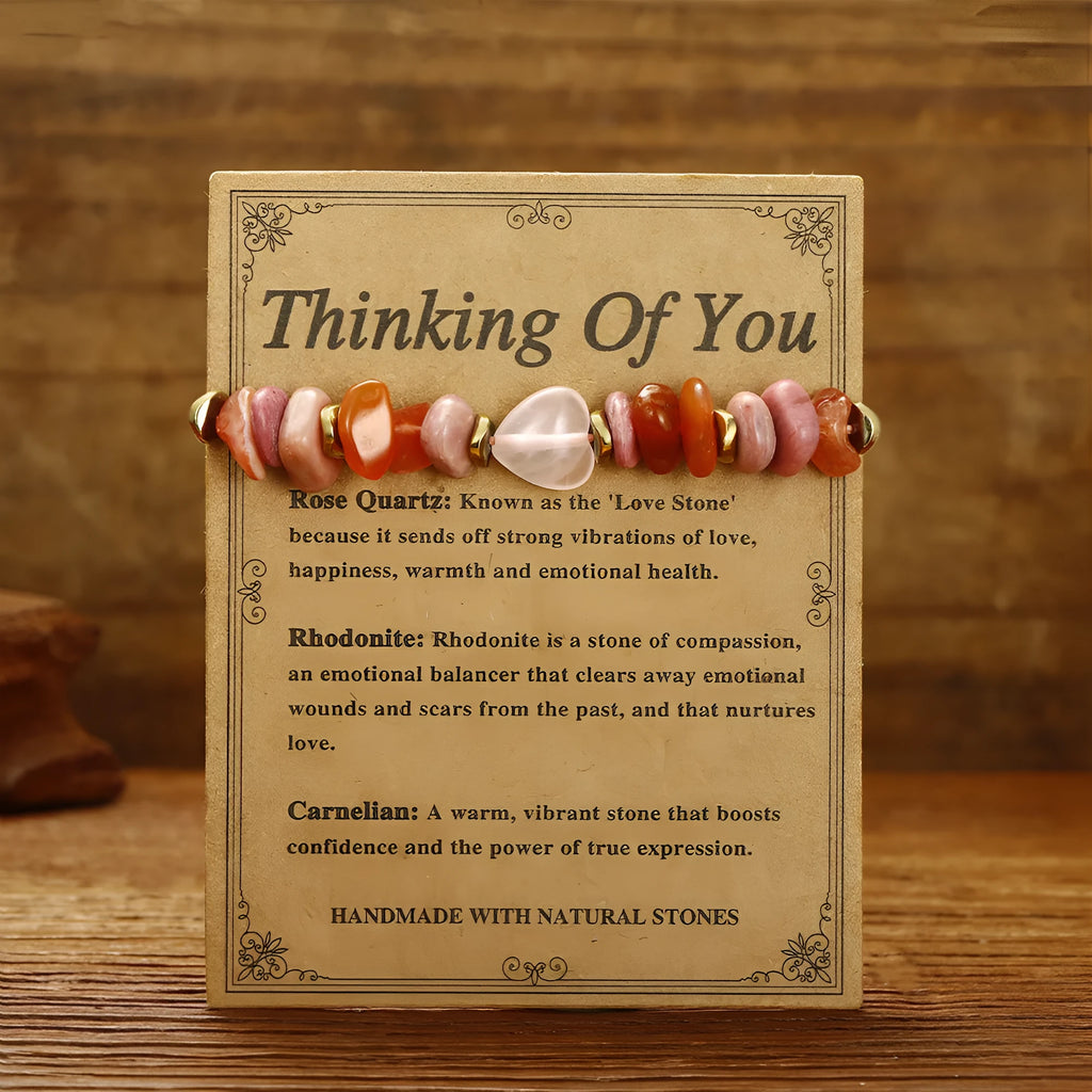 Handmade geometric beaded stone bracelet for women in a fashion OL style on a wrist.