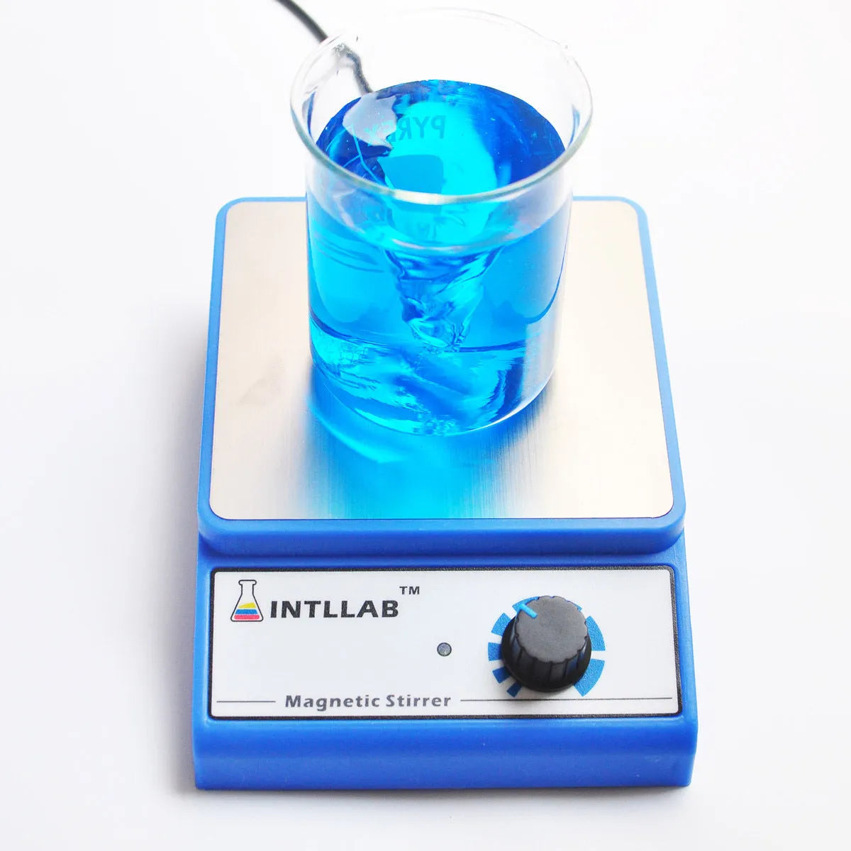 MS500 laboratory magnetic stirrer with ABS body and 316 stainless steel 130x130mm work table, 3000ml capacity
