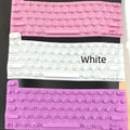 White dustproof keyboard cover for MacBook, personalised laptop keyboard protector