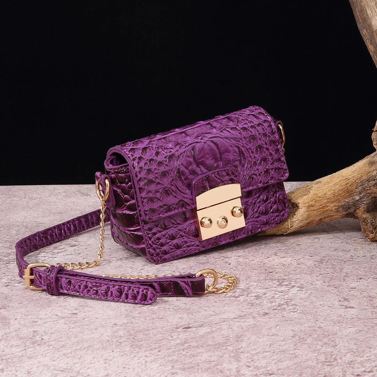 Retro crossbody one shoulder bag for women in multiple colours, PU leather material