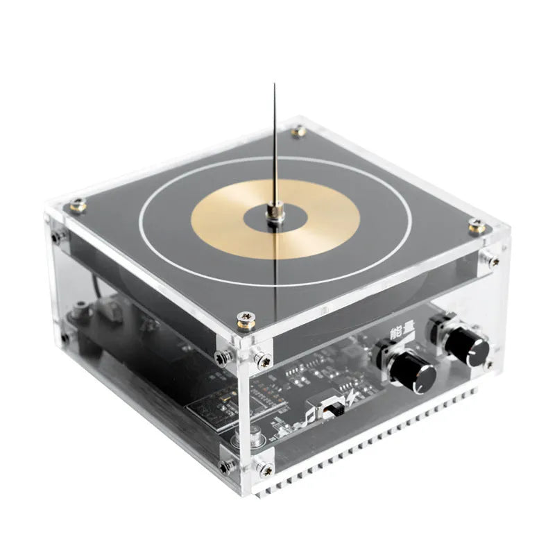 Music Tesla Coil 10cm vinyl record format with copper substrate, long arc and Bluetooth music dual mode